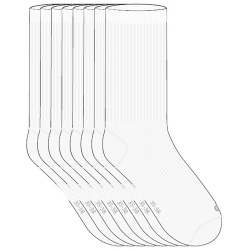 8er Pack ENDURANCE Hoope Crew Socken 1002A - white 31-34