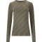ENDURANCE Crina Seamless Melange Langarmshirt Damen 3120 - shadow S/M