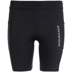ENDURANCE Energy kurze Lauftights Kinder 1001 - black 6...