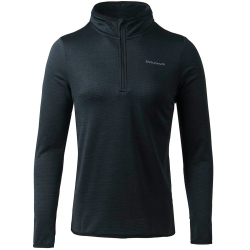 ENDURANCE Vironic Waffle Melange Loose Fit 1/2-Zip Midlayer Damen 1001 - black 36