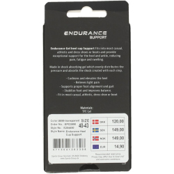 ENDURANCE Heel Cup Support Einlegesohle 8899 -...