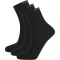 3er Pack ENDURANCE Alcudia Bambus Viksose Quarter Socken 1001 - black 31-34