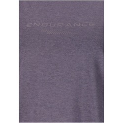 ENDURANCE Wange Melange Trainingsshirt Damen 4371 - graystone 40
