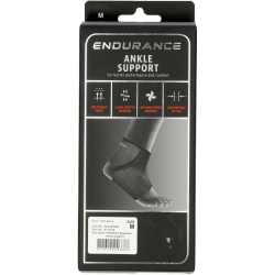 ENDURANCE Protech Neopren Knöchelbandage 1001 - black S