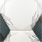 DERBYSTAR Brillant TT Fußball Trainingsball weiß/grün/gelb