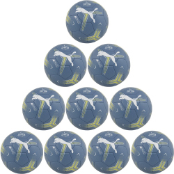 10er Ballpaket PUMA Nova Handball Trainingsball 01 - blue...
