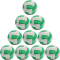 10er Ballpaket hummel hmlEVOLUTION Advanced AR Handball 9440 - off white/green/red 3