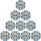 10er Ballpaket Select HBL Final4 Handball hellblau 3