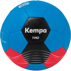 10er Ballpaket Kempa Tiro Handball kempablau/rot 1