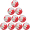 10er Ballpaket hummel hmlSTAR Pro Handball 9438 - off white/red/gold 3
