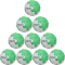 10er Ballpaket hummel hmlSTAR Elite Handball Kinder 9439 - off white/green/yellow 1