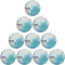 10er Ballpaket hummel hmlSTAR Training Handball 9427 - off white/light blue/marine 2