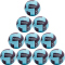 10er Ballpaket hummel hmlEVOLUTION Energizer AR harzfreier Handball für Hallen mit Harzverbot 7592 - light blue/marine/red 3