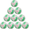 10er Ballpaket hummel hmlCLASSIC Advanced Handball 9439 - off white/green/yellow 2
