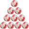 10er Ballpaket hummel hmlCLASSIC Elite Handball 9436 - off white/red/orange 3