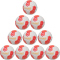 10er Ballpaket hummel hmlCLASSIC Elite Handball Kinder 9432 - off white/red/yellow 1