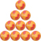 10er Ballpaket hummel hmlCLASSIC Handball Kinder 4191 - orange/red/yellow 0