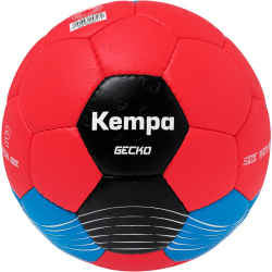 10er Ballpaket Kempa Gecko Handball rot/kempablau 1