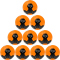 10er Ballpaket Kempa Leo Handball orange/schwarz 3
