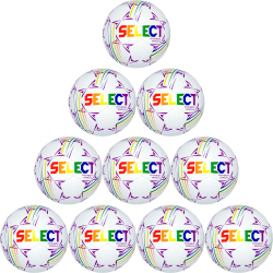 10er Ballpaket Select Rainbow Special Handball