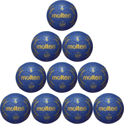 10er Ballpaket molten H2A5000-B Handball IHF...