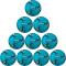 10er Ballpaket erima Flash Junior Handball sky/navy 0