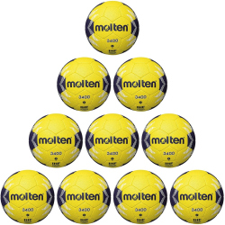 10er Ballpaket molten H2A3400-YN Handball Trainingsball...
