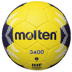 10er Ballpaket molten H2A3400-YN Handball Trainingsball...