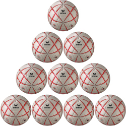 10er Ballpaket erima Magic White Pro harzfreier Handball...