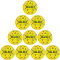 10er Ballpaket Select Phantom DB Handball gelb/pink/grau 0