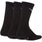 3er Pack NIKE Everyday Cush Crew Socken Kinder 010 - black/white 34-38