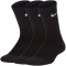 3er Pack NIKE Everyday Cush Crew Socken Kinder 010 - black/white 38-42