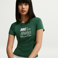 NIKE Sportswear Chill Knit Mid Cropped T-Shirt Damen