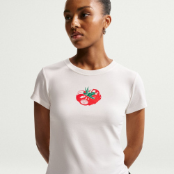 NIKE Sportswear Chill Knit Slim Cropped T-Shirt Damen
