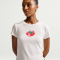 NIKE Sportswear Chill Knit Slim Cropped T-Shirt Damen