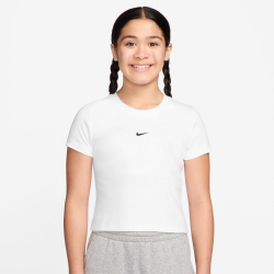 NIKE Sportswear Slim Cropped Ribbed T-Shirt Mädchen