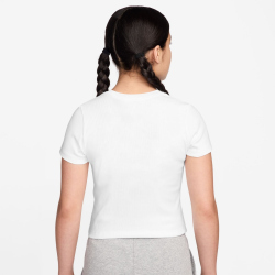 NIKE Sportswear Slim Cropped Ribbed T-Shirt Mädchen