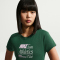 NIKE Sportswear Chill Knit Mid Cropped T-Shirt Damen 327 - sport green XS