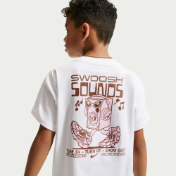 NIKE Sportswear Max 90 Swoosh Sounds T-Shirt Kinder 100 - white L (147-158 cm)