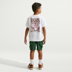 NIKE Sportswear Max 90 Swoosh Sounds T-Shirt Kinder 100 - white L (147-158 cm)