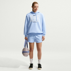 NIKE Sportswear Phoenix Fleece French Terry Oversize Hoodie Damen 407 - hydrogen blue/black XS