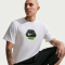 NIKE Sportswear T-Shirt Herren 101 - white/electric green XS