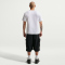 NIKE Sportswear T-Shirt Herren 101 - white/electric green XS
