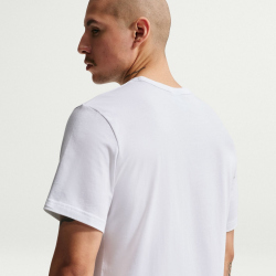 NIKE Sportswear T-Shirt Herren 101 - white/electric green S