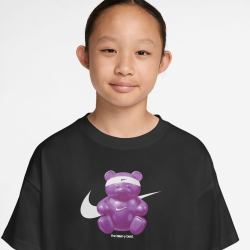 NIKE Sportswear T-Shirt Mädchen 010 - black XS...