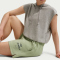NIKE Fleece Boyfriend Shorts Damen 371 - olive aura XS