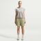 NIKE Fleece Boyfriend Shorts Damen 371 - olive aura S