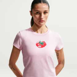 NIKE Sportswear Chill Knit Slim Cropped T-Shirt Damen 663...
