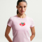 NIKE Sportswear Chill Knit Slim Cropped T-Shirt Damen 663 - pink foam S