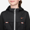 NIKE Sportswear City Utility Kapuzenjacke Kinder 011 - black/black/turf orange XS (122-128 cm)